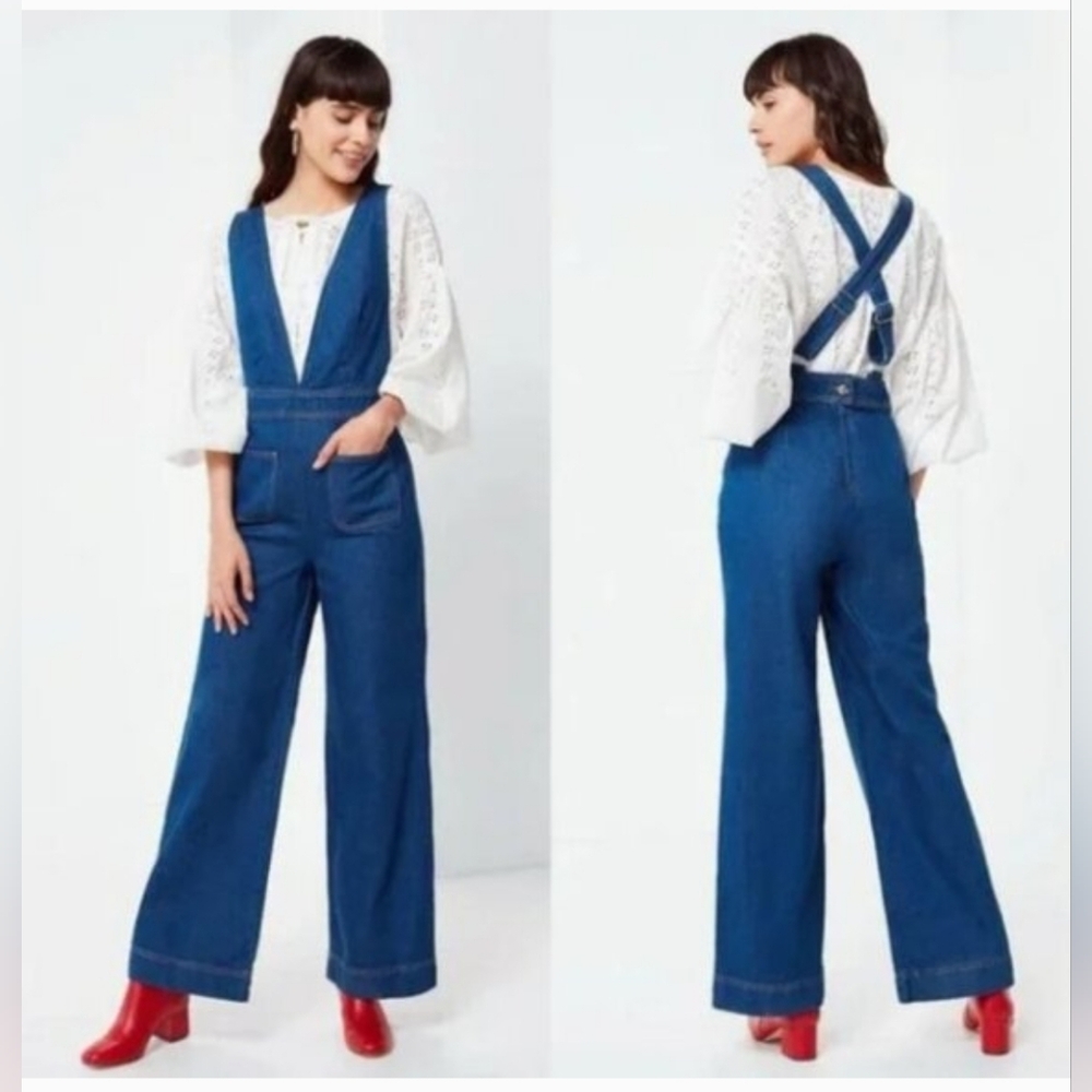 BDG Urban Outfitters 70's Blue Denim Overalls | Size 0